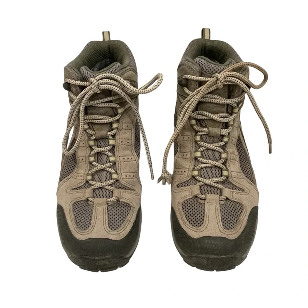 Vasque Vibram Tan and Gray Gore-Tex Hiking Boots - Picture 2 of 11